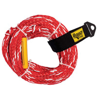 Aqua Leisure 2-Person Tow Rope - 2,375lbs Tensile - Non-Floating - Red [APA20450] - at Werrv