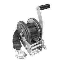 Fulton 1500lb Single Speed Winch w/20 Strap  Cover [142208] - at Werrv