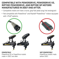 Minn Kota PowerDrive Foot Pedal - ACC Corded [1866070] - at Werrv