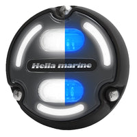 Hella Marine Apelo A2 Blue White Underwater Light - 3000 Lumens - Black Housing - Charcoal Lens w/Edge Light [016147-001] - at Werrv