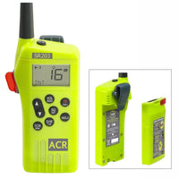 ACR SR203 GMDSS Survival Radio w/Replaceable Lithium Battery & Rechargable Lithium Polymer Battery & Charger [2828] - at Werrv