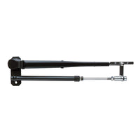 Marinco Wiper Arm Deluxe Black Stainless Steel Pantographic - 17"-22" Adjustable [33037A] - at Werrv