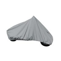 Carver Sun-DURA Cover f/Motorcycle Cruiser w/No or Low Windshield - Grey [9000S-11] - at Werrv